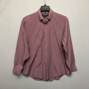 Vineyard Vines Men Whale Shirt Cotton Button Shirt Top Size Large Plaid B275 -25